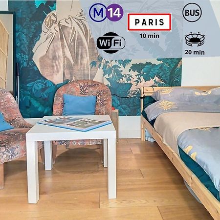생투앙 Le Chic Audonien - Cozy Nest Before Gates Of Paris - Access From Cdg & Orly Airports - Wi-Fi - Smart Tv 아파트 외부 사진